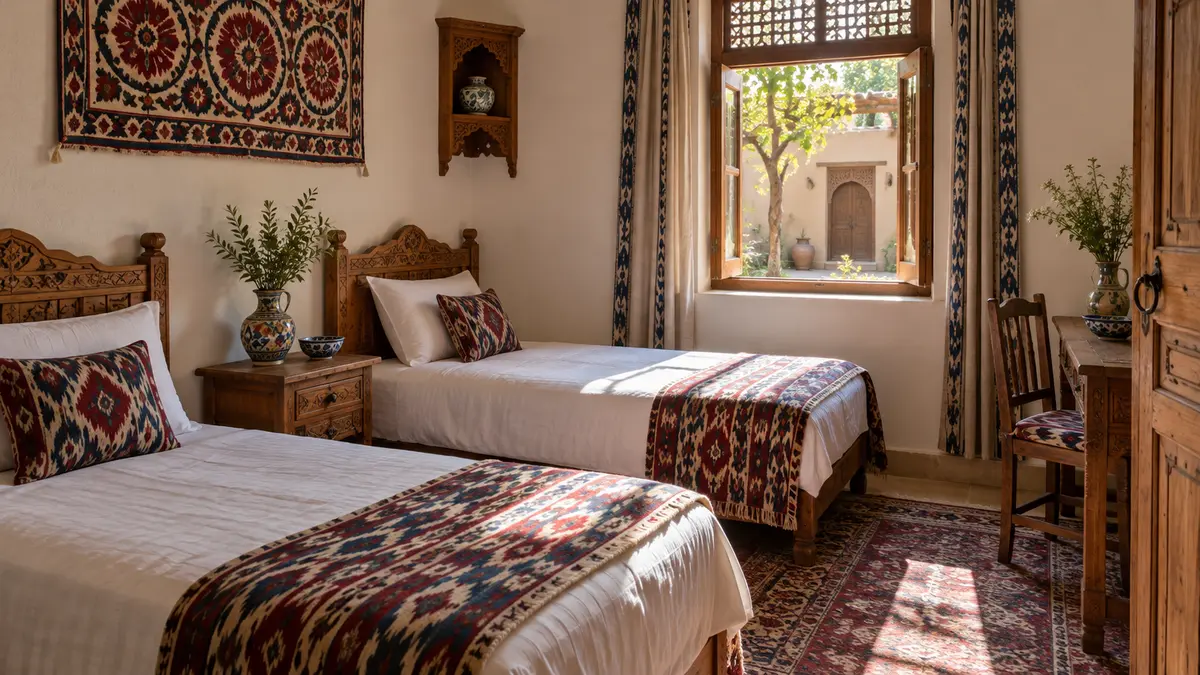 Guest accommodation near Samarkand’s pilgrimage sites Guest accommodation near Samarkand’s pilgrimage sites